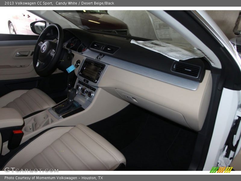 Candy White / Desert Beige/Black 2013 Volkswagen CC Sport