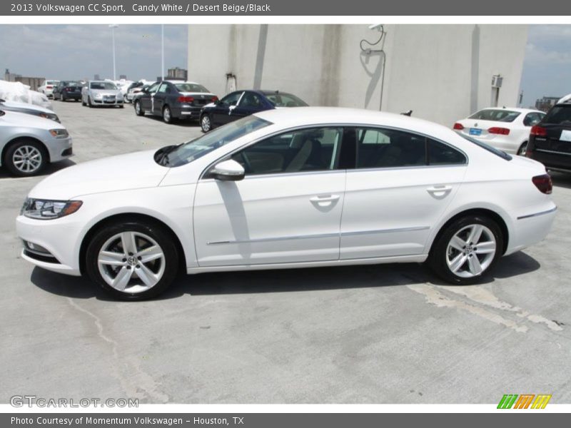 Candy White / Desert Beige/Black 2013 Volkswagen CC Sport