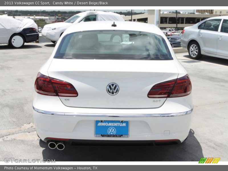Candy White / Desert Beige/Black 2013 Volkswagen CC Sport
