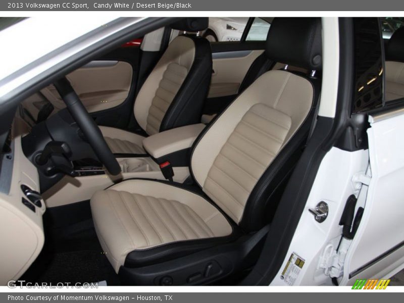 Candy White / Desert Beige/Black 2013 Volkswagen CC Sport