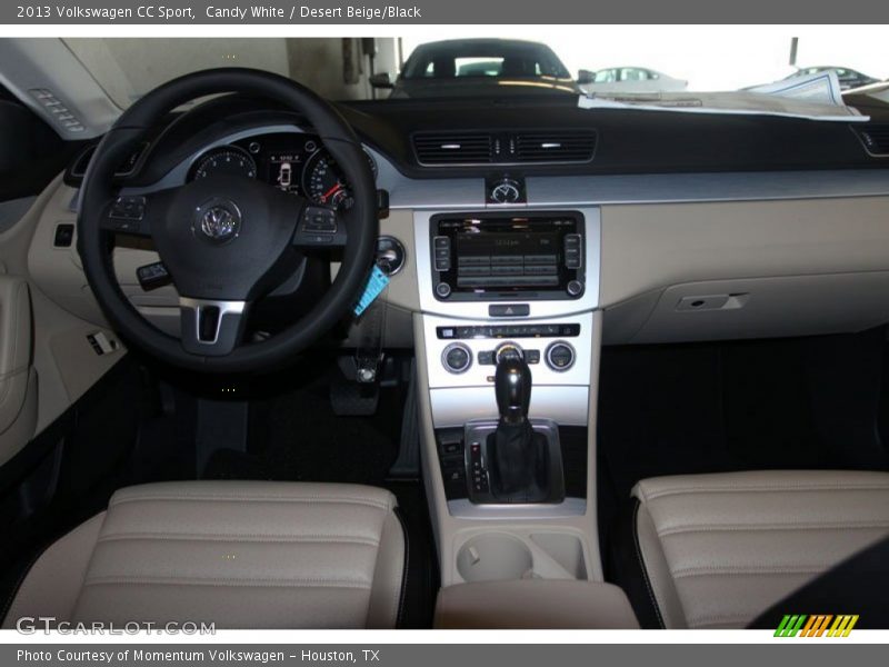 Candy White / Desert Beige/Black 2013 Volkswagen CC Sport