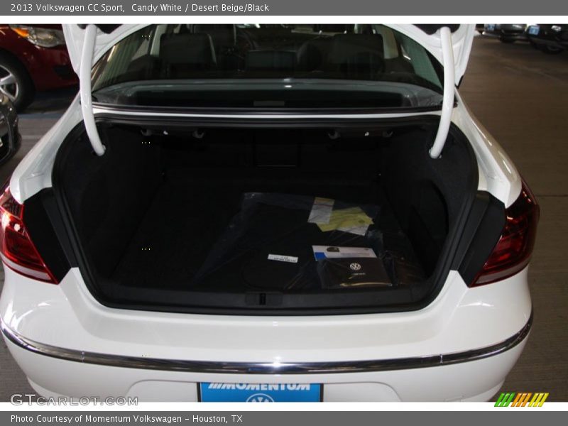 Candy White / Desert Beige/Black 2013 Volkswagen CC Sport