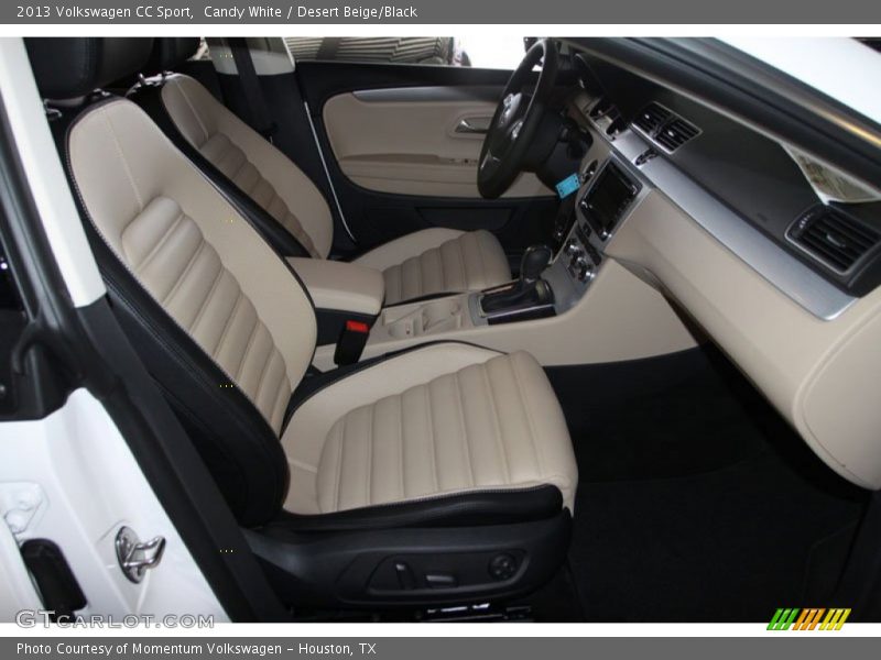 Candy White / Desert Beige/Black 2013 Volkswagen CC Sport