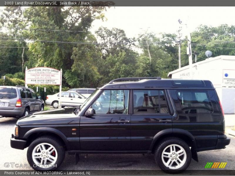 Java Black / Black 2003 Land Rover Discovery SE