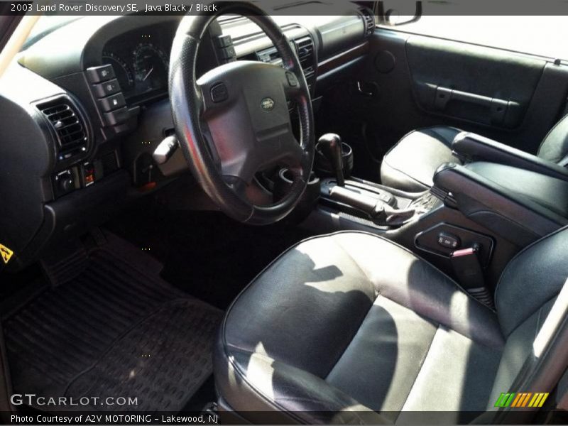 Java Black / Black 2003 Land Rover Discovery SE