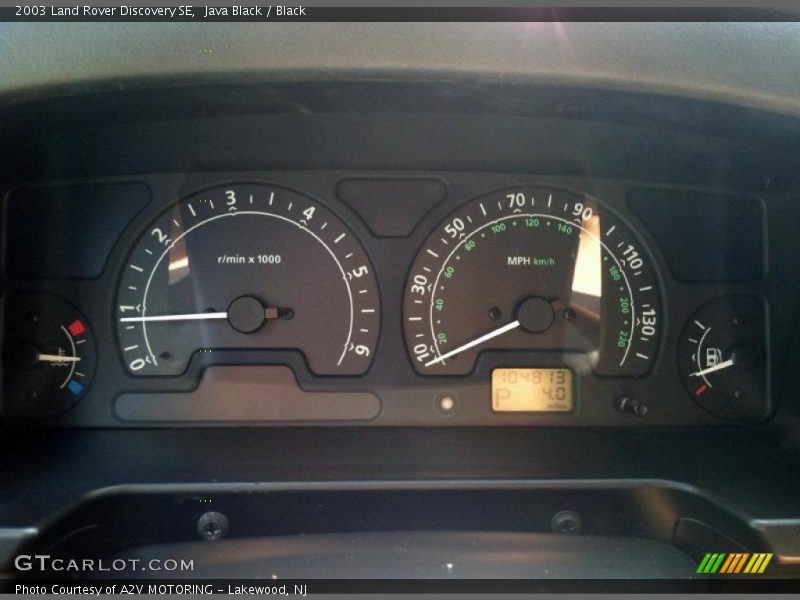 Java Black / Black 2003 Land Rover Discovery SE