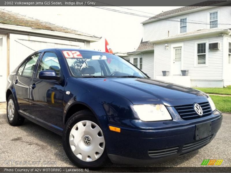 Indigo Blue / Grey 2002 Volkswagen Jetta GLS Sedan
