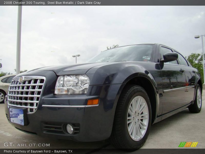 Steel Blue Metallic / Dark Slate Gray 2008 Chrysler 300 Touring