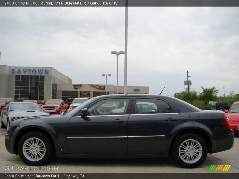 Steel Blue Metallic / Dark Slate Gray 2008 Chrysler 300 Touring