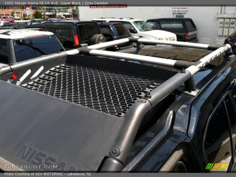 Super Black / Gray Celadon 2002 Nissan Xterra XE V6 4x4