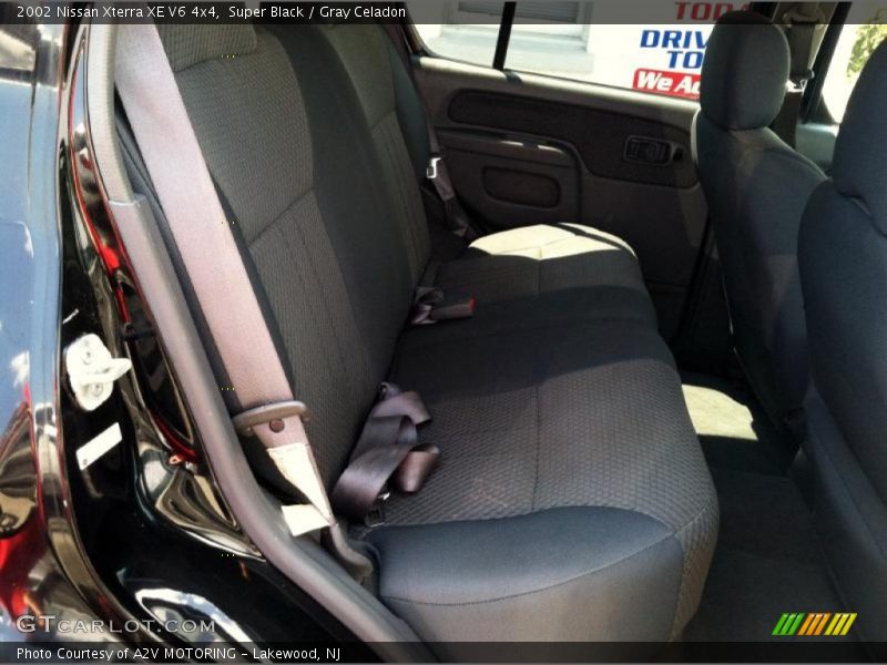 Super Black / Gray Celadon 2002 Nissan Xterra XE V6 4x4