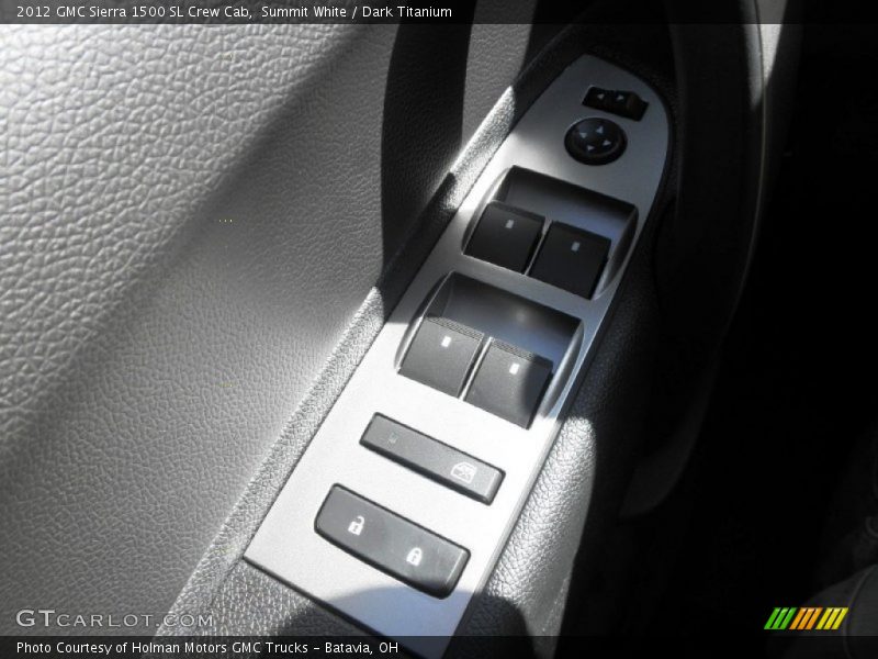 Summit White / Dark Titanium 2012 GMC Sierra 1500 SL Crew Cab