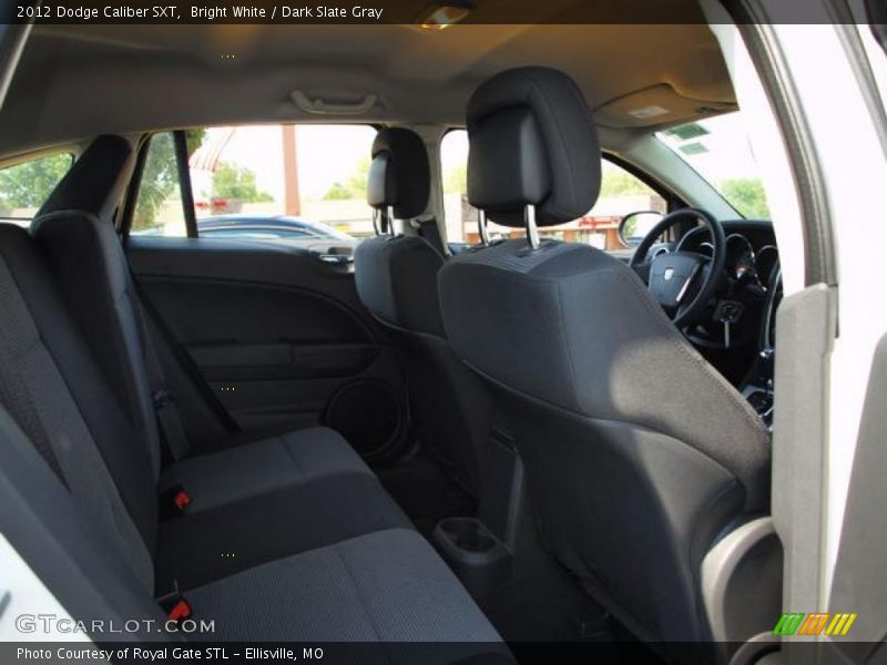 Bright White / Dark Slate Gray 2012 Dodge Caliber SXT