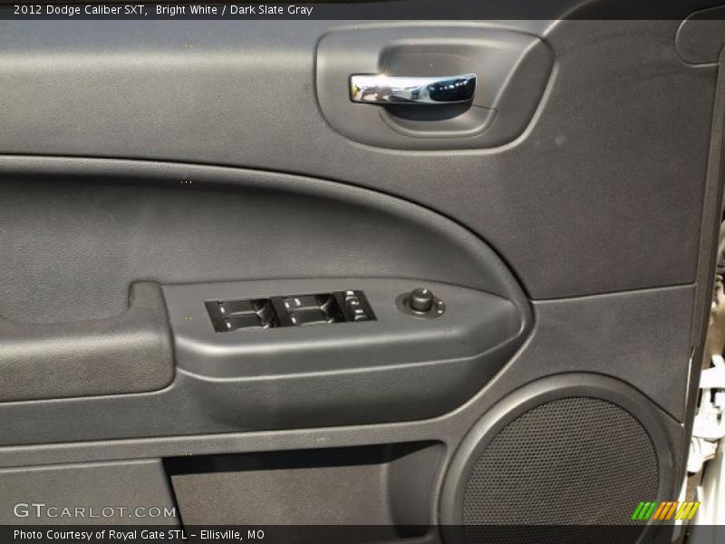 Bright White / Dark Slate Gray 2012 Dodge Caliber SXT