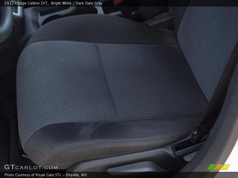 Bright White / Dark Slate Gray 2012 Dodge Caliber SXT