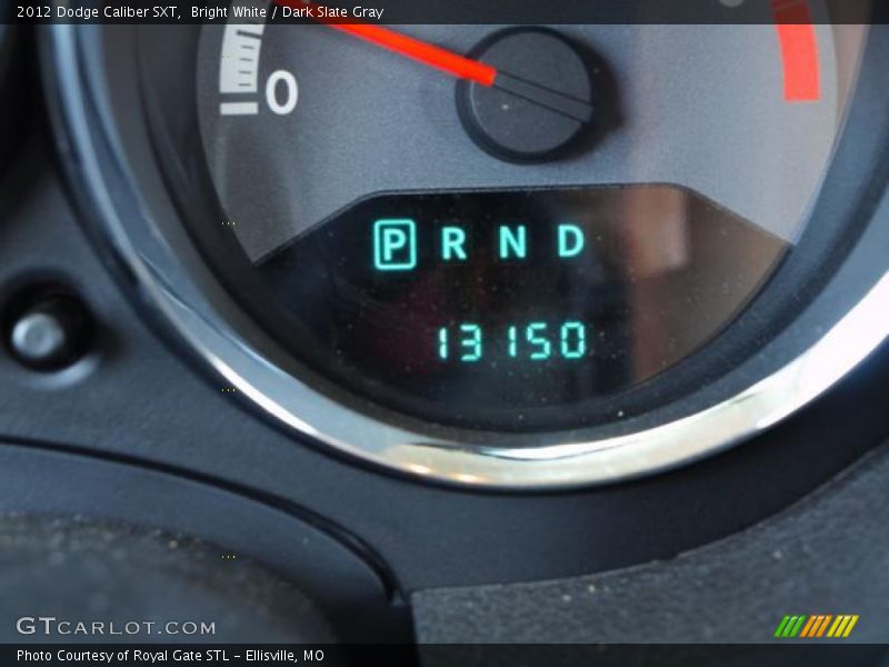 Bright White / Dark Slate Gray 2012 Dodge Caliber SXT