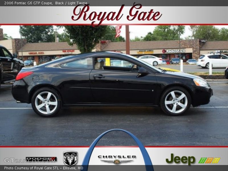 Black / Light Taupe 2006 Pontiac G6 GTP Coupe
