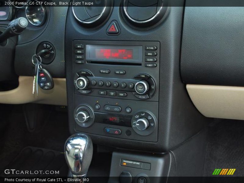 Black / Light Taupe 2006 Pontiac G6 GTP Coupe