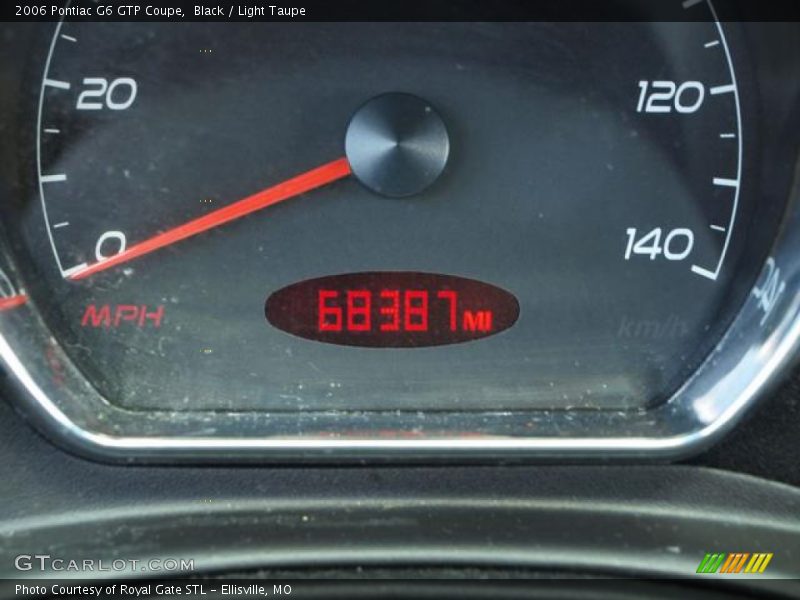 Black / Light Taupe 2006 Pontiac G6 GTP Coupe