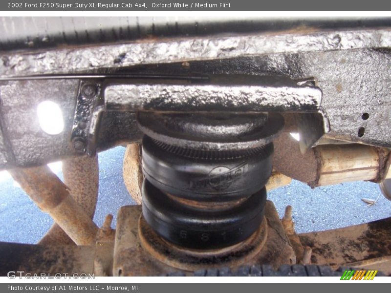 Oxford White / Medium Flint 2002 Ford F250 Super Duty XL Regular Cab 4x4