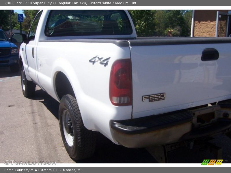 Oxford White / Medium Flint 2002 Ford F250 Super Duty XL Regular Cab 4x4
