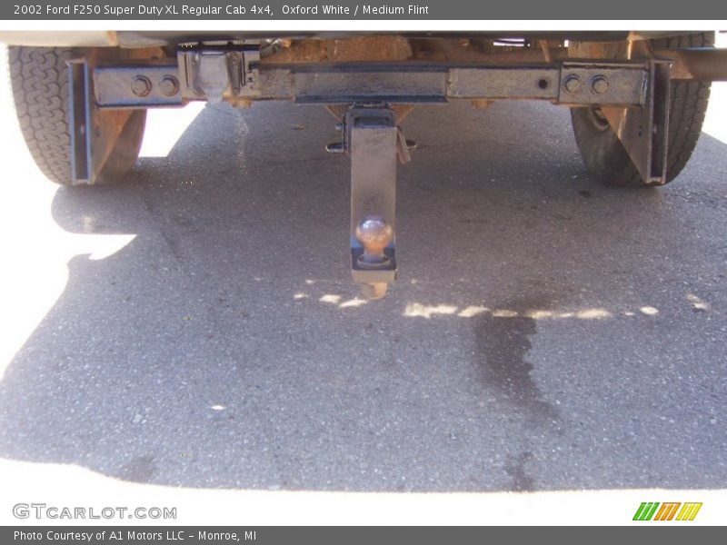 Oxford White / Medium Flint 2002 Ford F250 Super Duty XL Regular Cab 4x4