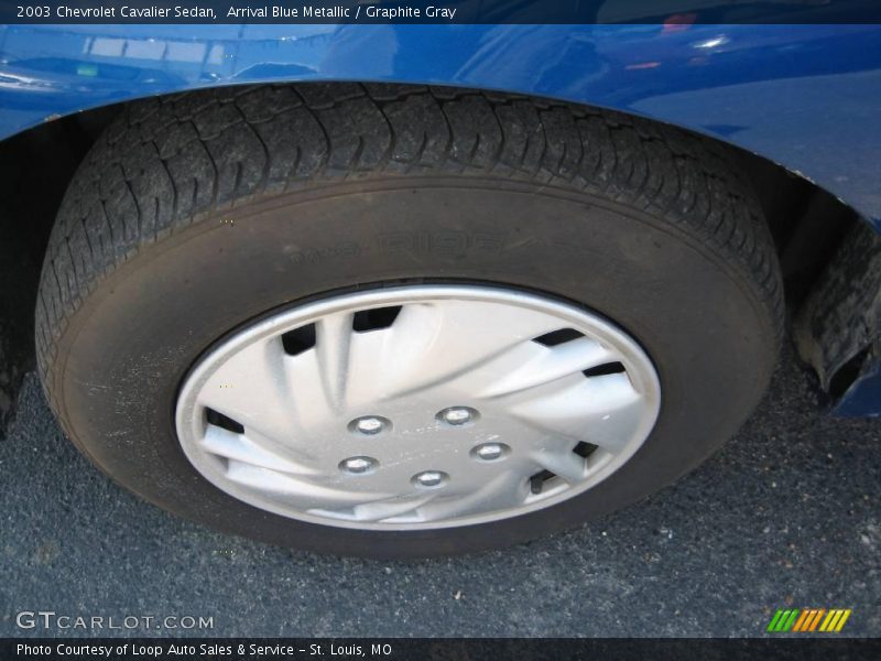 Arrival Blue Metallic / Graphite Gray 2003 Chevrolet Cavalier Sedan