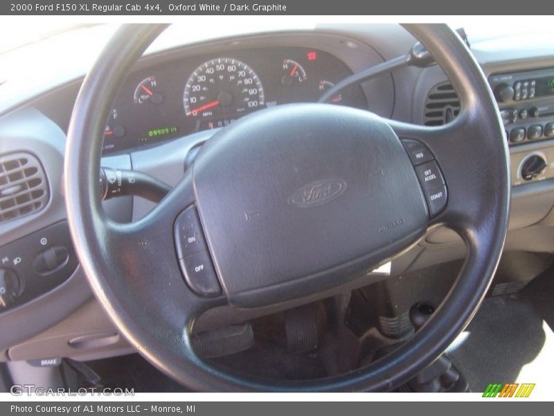 Oxford White / Dark Graphite 2000 Ford F150 XL Regular Cab 4x4