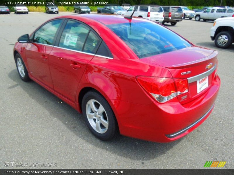 Crystal Red Metallic / Jet Black 2012 Chevrolet Cruze LT/RS
