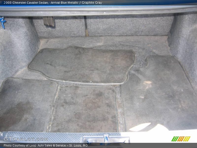 Arrival Blue Metallic / Graphite Gray 2003 Chevrolet Cavalier Sedan