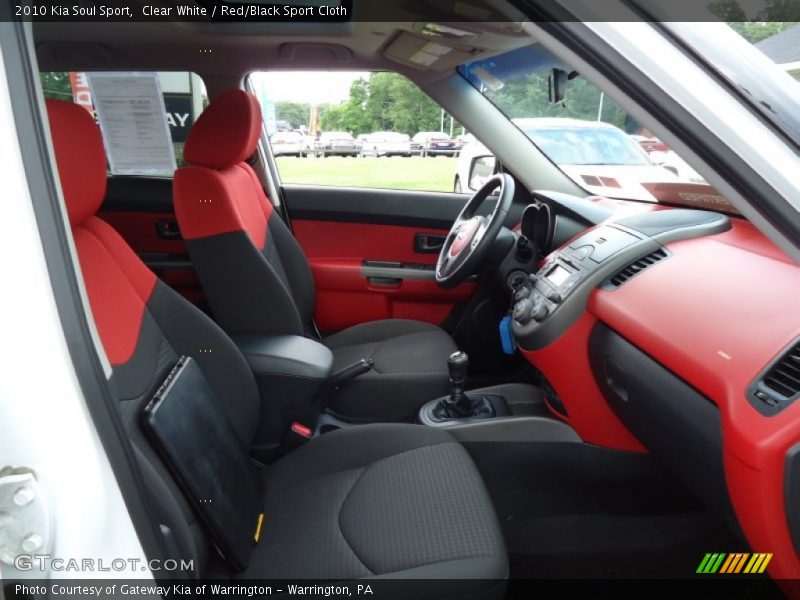  2010 Soul Sport Red/Black Sport Cloth Interior