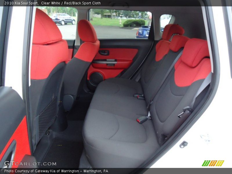 Rear Seat of 2010 Soul Sport
