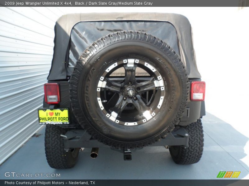 Black / Dark Slate Gray/Medium Slate Gray 2009 Jeep Wrangler Unlimited X 4x4