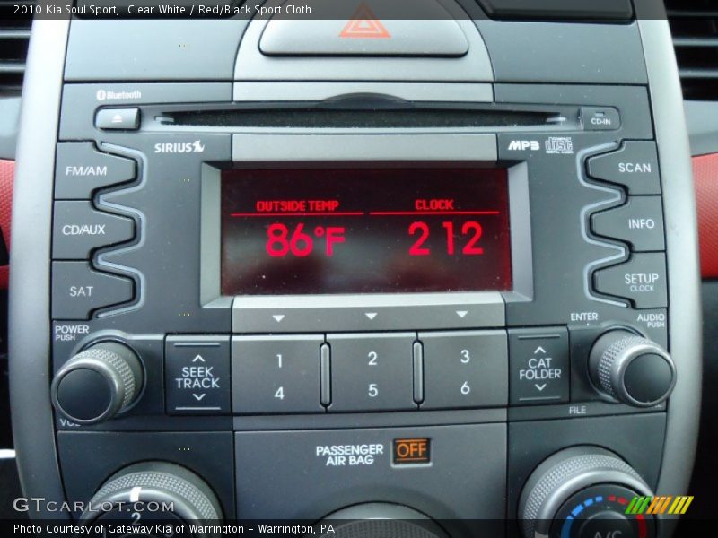 Audio System of 2010 Soul Sport
