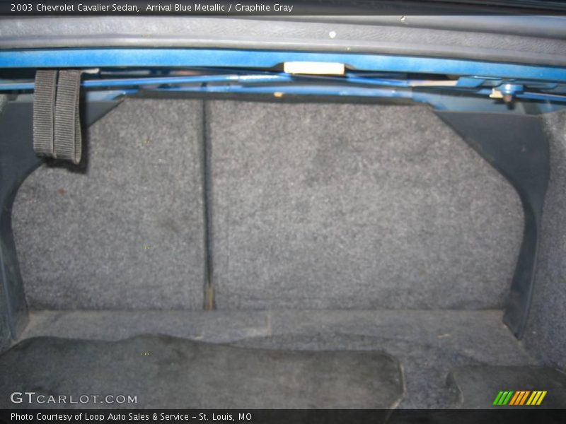 Arrival Blue Metallic / Graphite Gray 2003 Chevrolet Cavalier Sedan