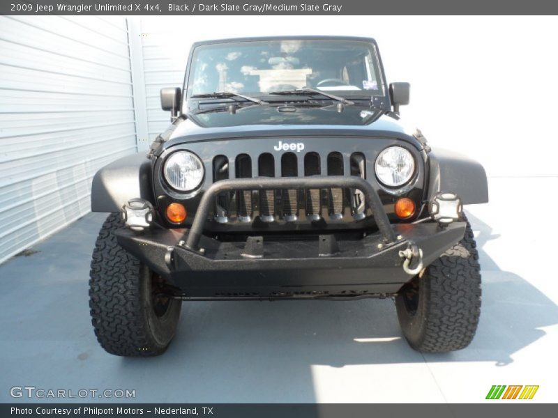 Black / Dark Slate Gray/Medium Slate Gray 2009 Jeep Wrangler Unlimited X 4x4