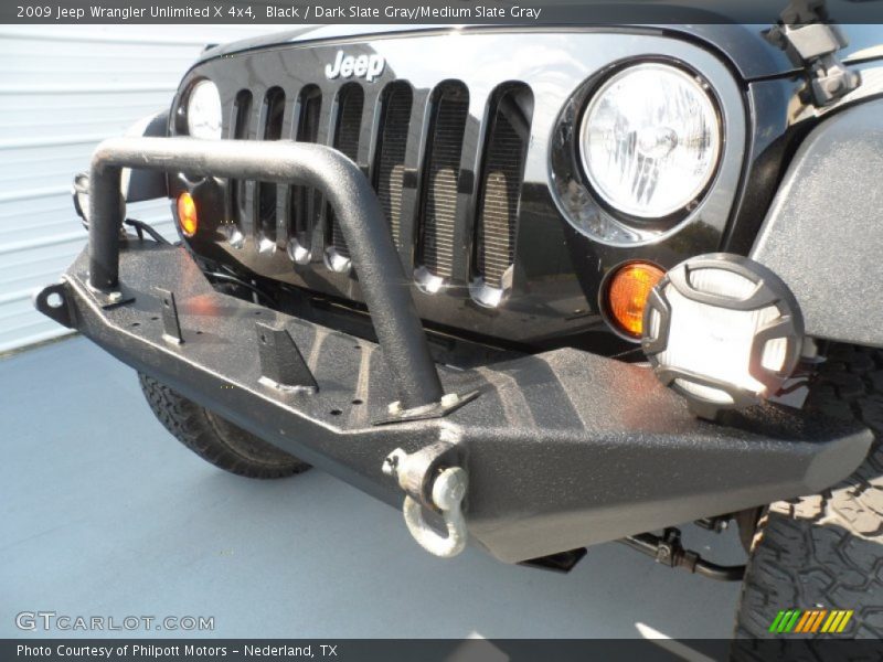 Black / Dark Slate Gray/Medium Slate Gray 2009 Jeep Wrangler Unlimited X 4x4