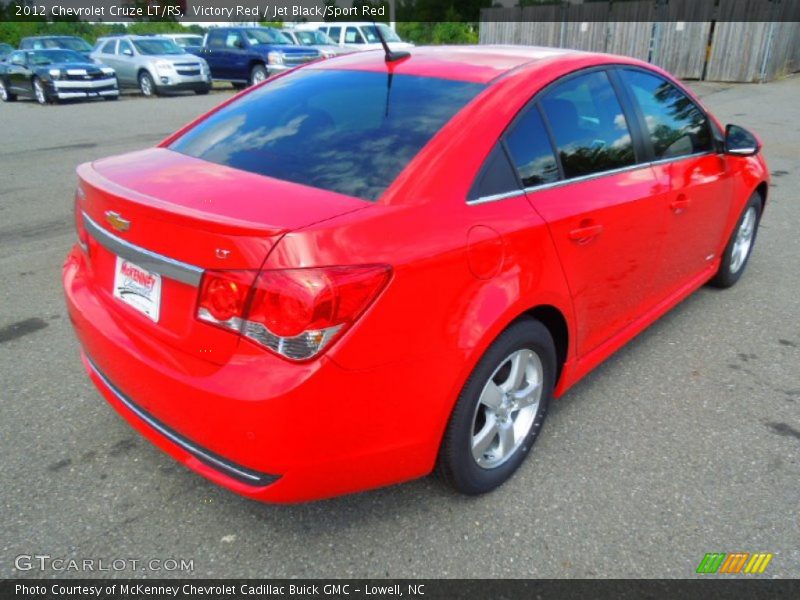 Victory Red / Jet Black/Sport Red 2012 Chevrolet Cruze LT/RS
