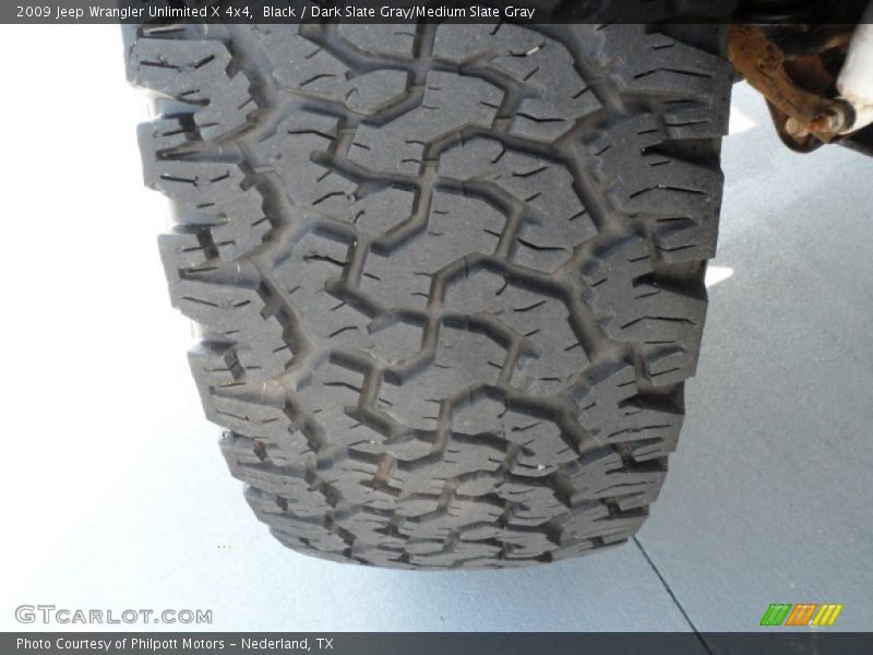 Black / Dark Slate Gray/Medium Slate Gray 2009 Jeep Wrangler Unlimited X 4x4