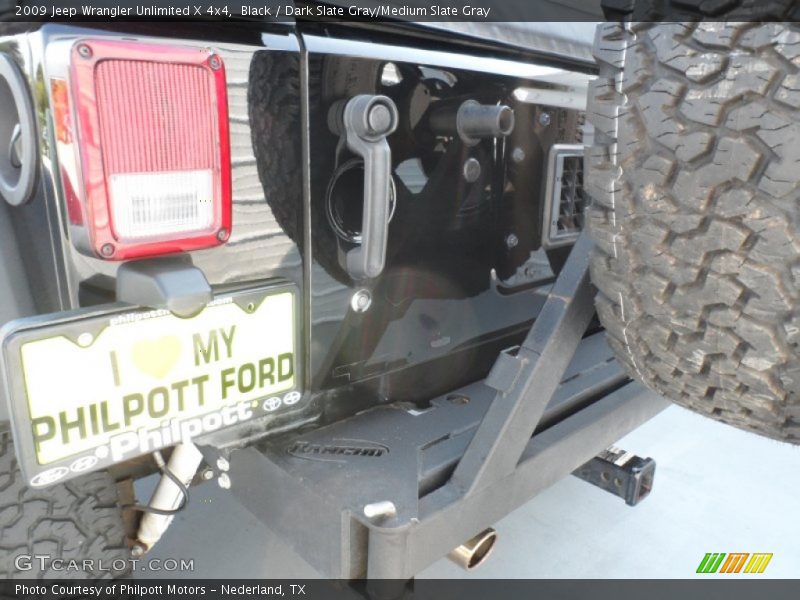Black / Dark Slate Gray/Medium Slate Gray 2009 Jeep Wrangler Unlimited X 4x4