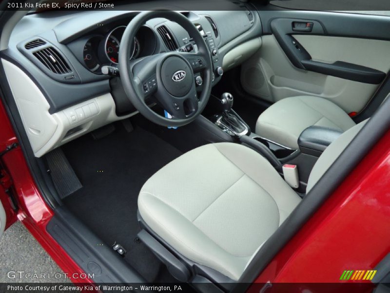 Spicy Red / Stone 2011 Kia Forte EX