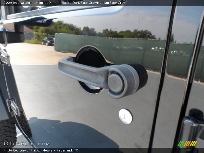 Black / Dark Slate Gray/Medium Slate Gray 2009 Jeep Wrangler Unlimited X 4x4