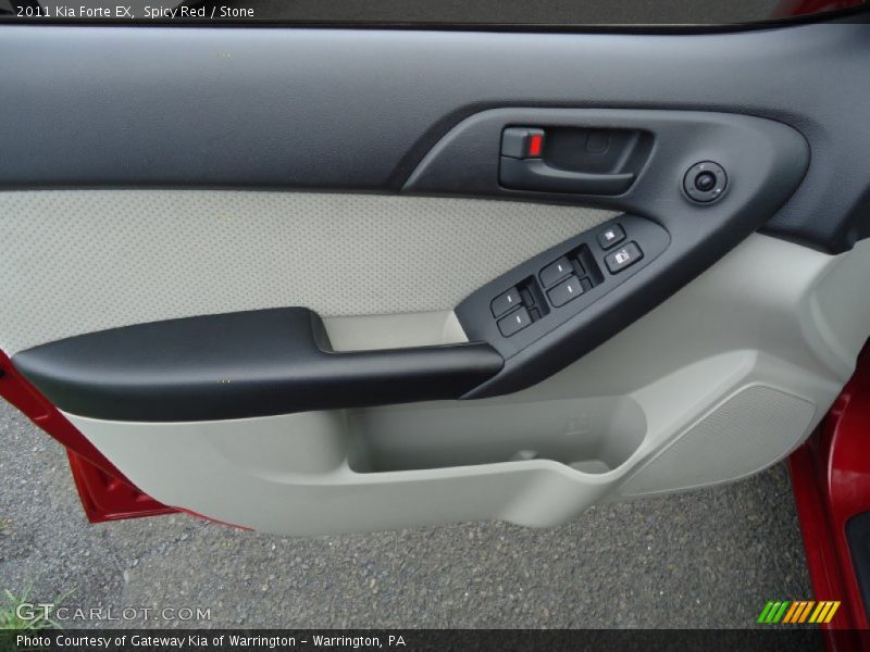 Spicy Red / Stone 2011 Kia Forte EX
