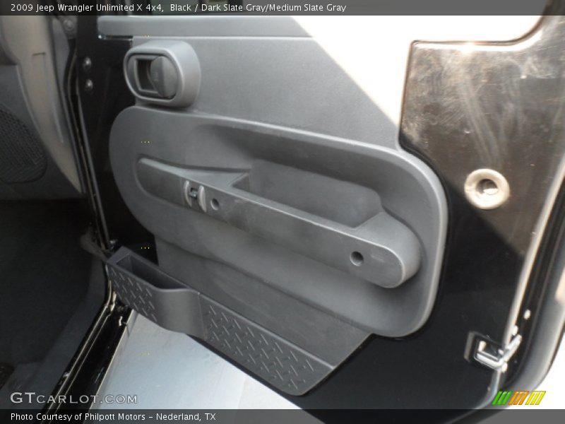 Black / Dark Slate Gray/Medium Slate Gray 2009 Jeep Wrangler Unlimited X 4x4