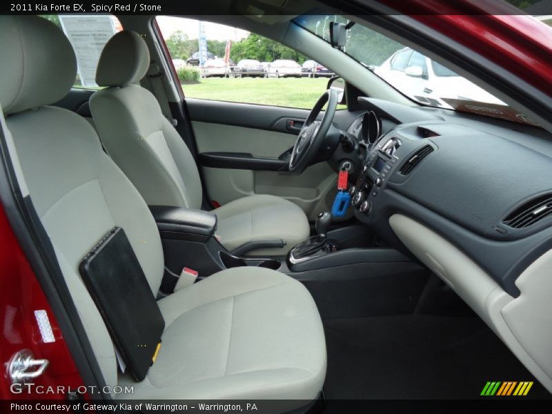 Spicy Red / Stone 2011 Kia Forte EX
