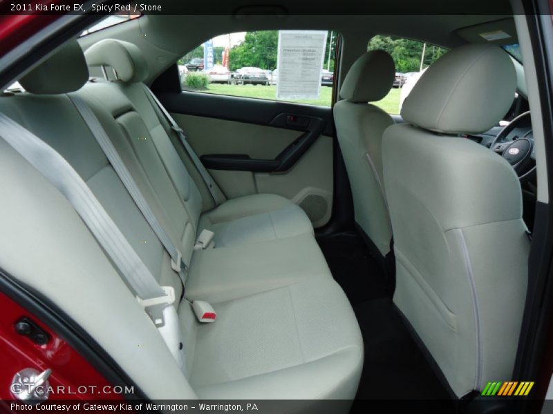 Spicy Red / Stone 2011 Kia Forte EX