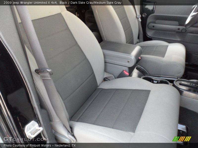 Black / Dark Slate Gray/Medium Slate Gray 2009 Jeep Wrangler Unlimited X 4x4