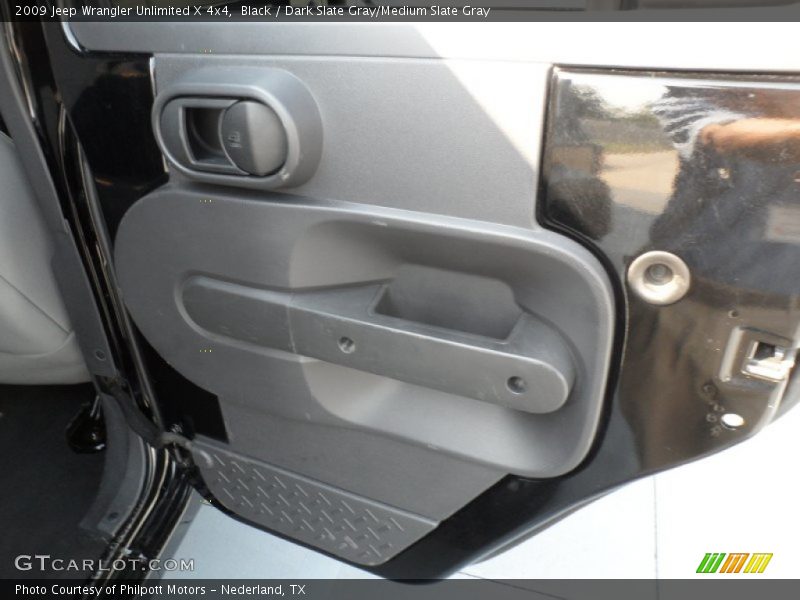 Black / Dark Slate Gray/Medium Slate Gray 2009 Jeep Wrangler Unlimited X 4x4