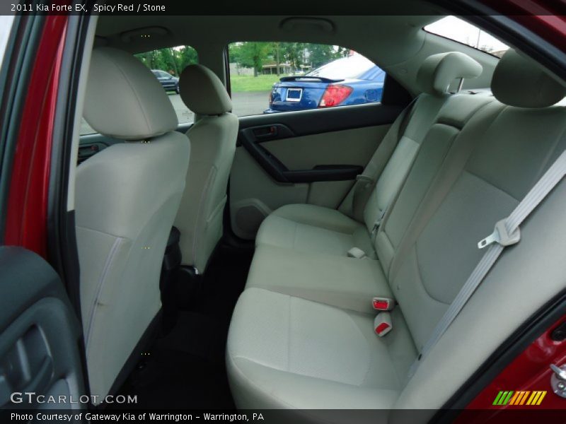 Spicy Red / Stone 2011 Kia Forte EX