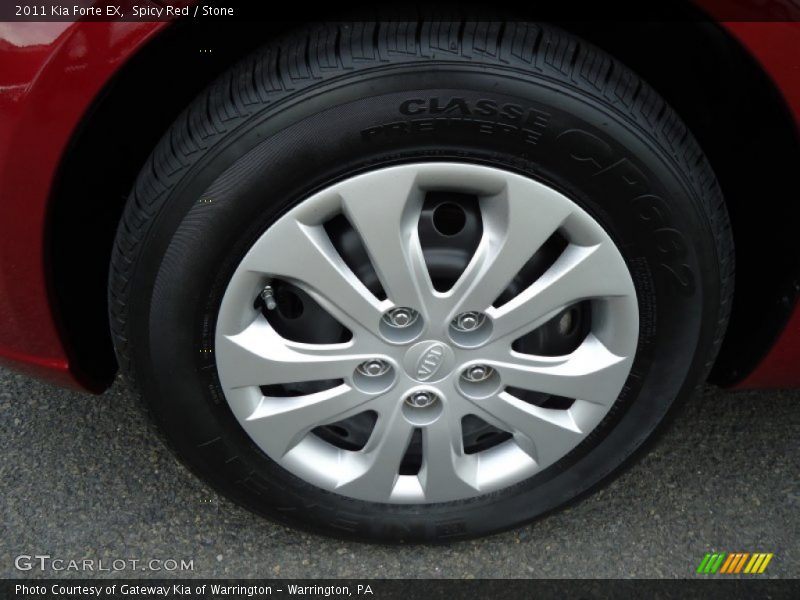Spicy Red / Stone 2011 Kia Forte EX